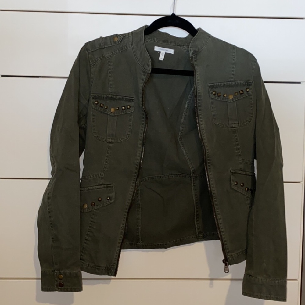 Dark Green Jean Jacket